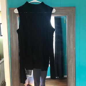 Open shoulder sweater